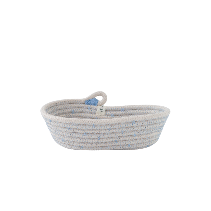 Petite Oval Basket - Bubblegum Blue Soft Serve Sprinkles (BSK103209PDW-XXS) Main Image